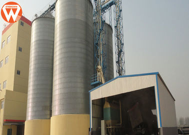 Capacidade de 500-2500 toneladas do trigo/milho/grão do silo do equipamento auxiliar de alimentação animal
