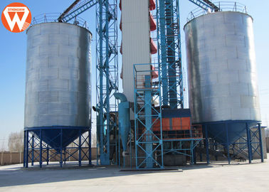 O silo/aves domésticas de aço do armazenamento da grão alimenta o equipamento de produção da alimentação do silo